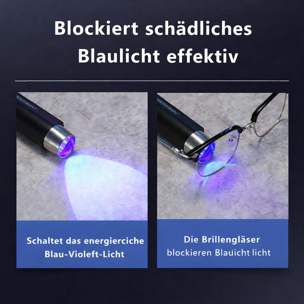 Blaulicht-Filter Beispiel